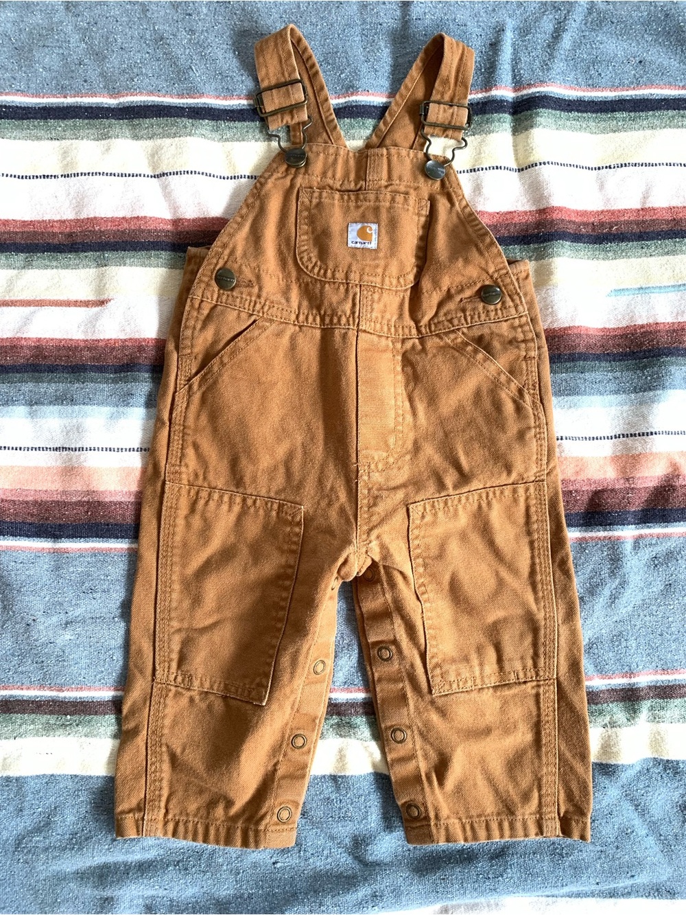 Carhartt Baby' Cotton CANVAS BIB OVERALL 9m